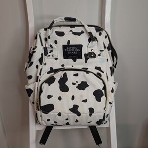 🖤 Cow Print Diaper Bag/Backpack